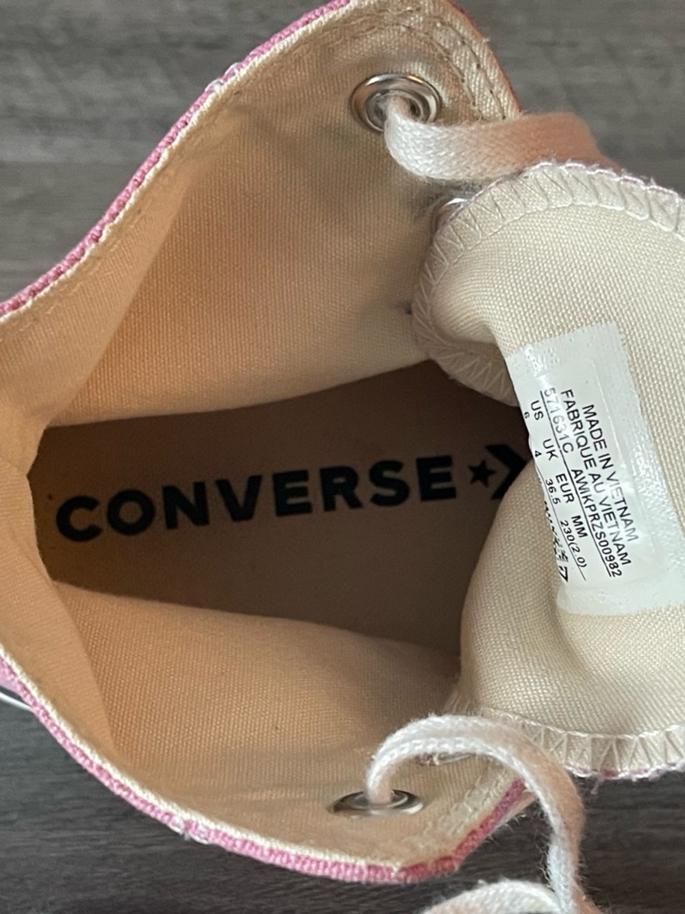 Converse Pink High-Top Platform Sneakers - Picture 7 of 9